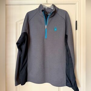New Men’s Spyder 1/4 zip
